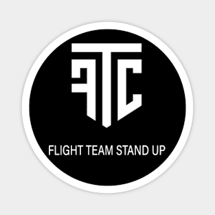 Flightreacts Merch Flight Team Stand Up Ftc Logo black Magnet